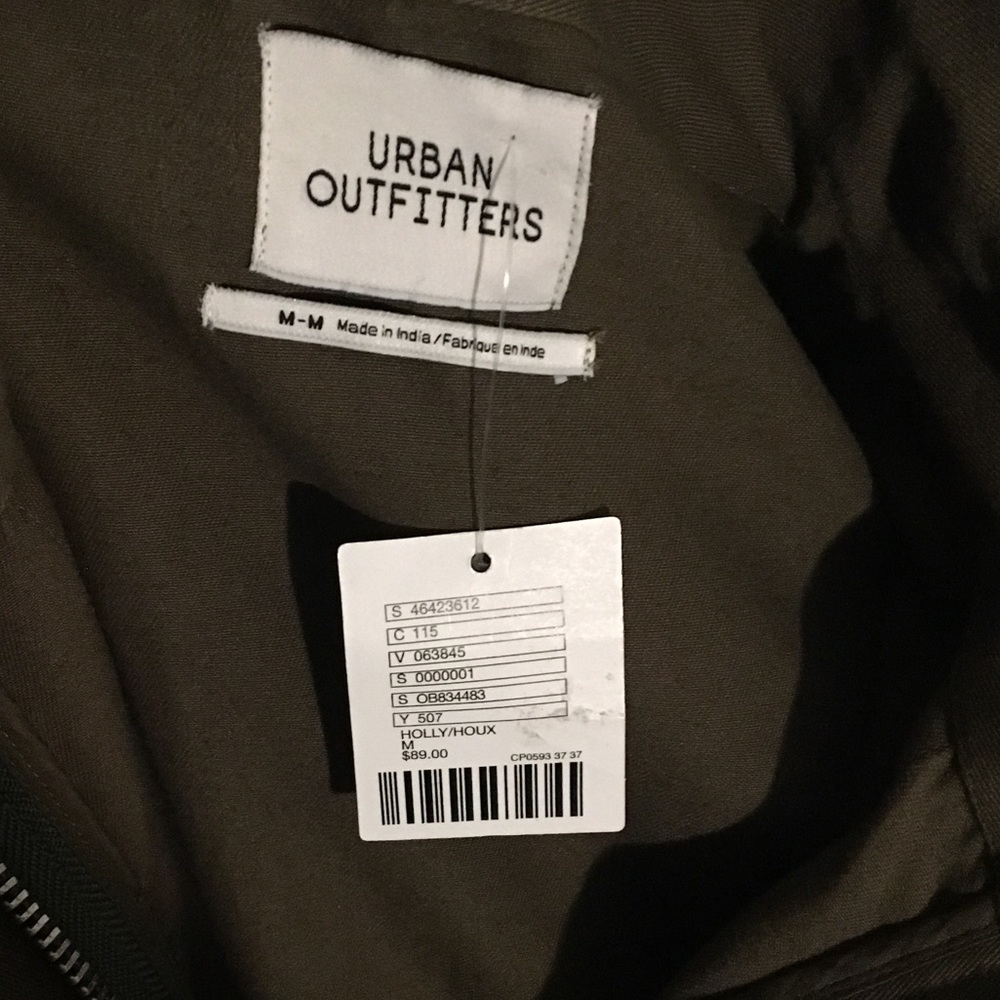 urban outfitters aina utilitarian olive jacket - Picture 5 of 8